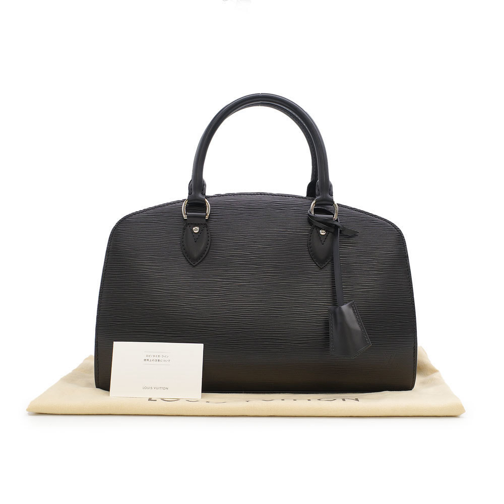 Louis Vuitton Pont Neuf PM Handbag Epi Noir Black